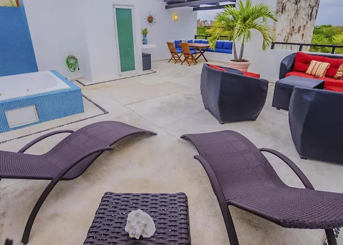 Penthouse 2Br Private Jacuzzi - 3 Blocks To Beach Ferienhaus *