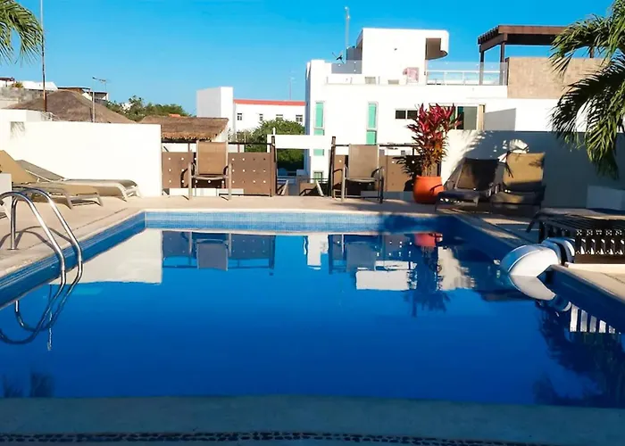 Ferienhaus Penthouse 2Br Private Jacuzzi - 3 Blocks To Beach Playa del Carmen